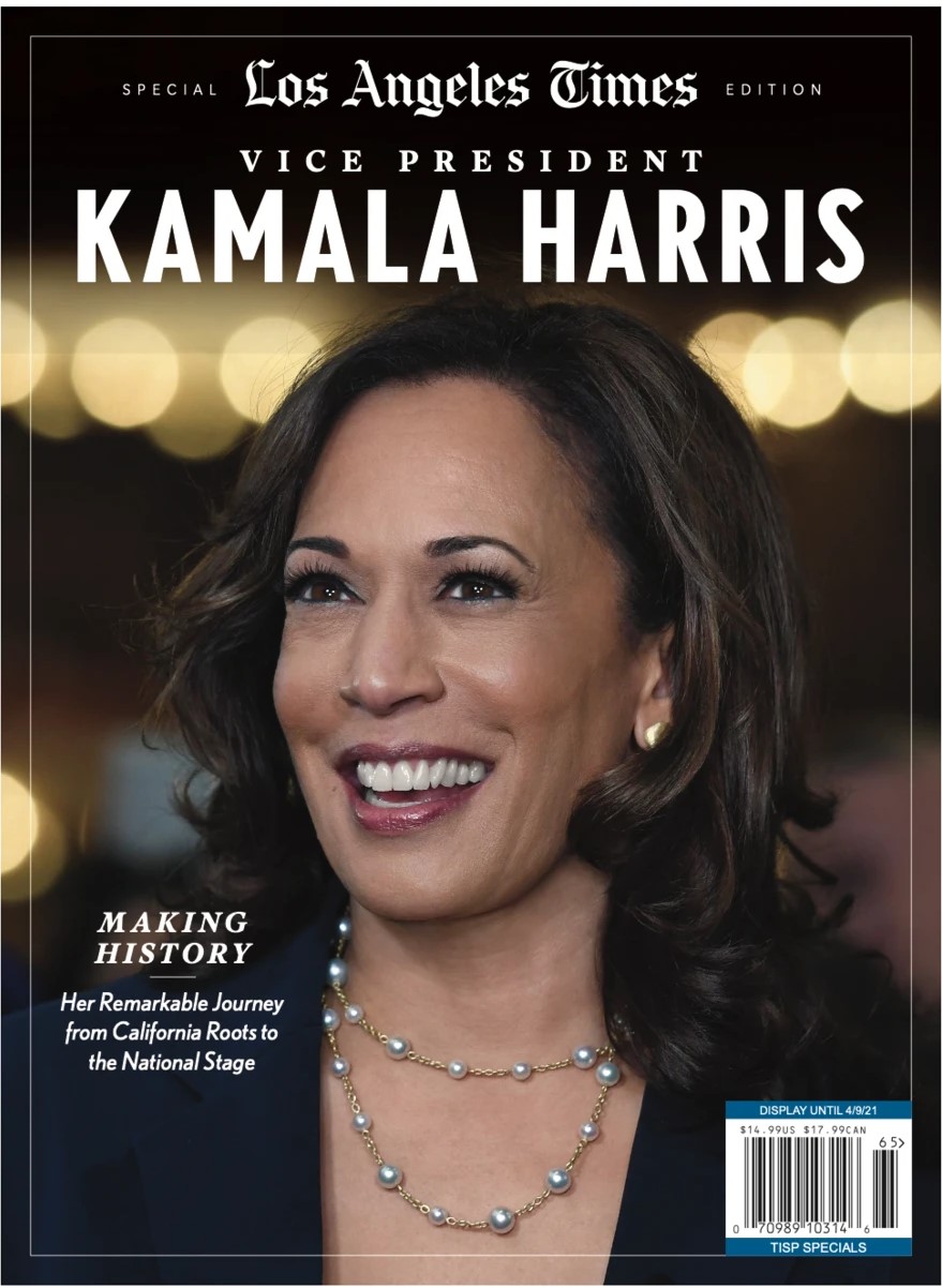Special Edition Los Angeles Times: Vice President Kamala Harris, January 2021