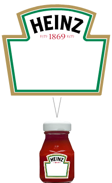Personalized Mini Heinz Ketchup Bottles