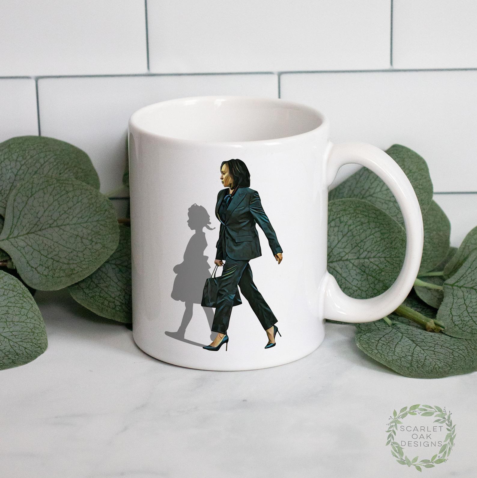 Kamala Harris Norman Rockwell-Style Ceramic Mug