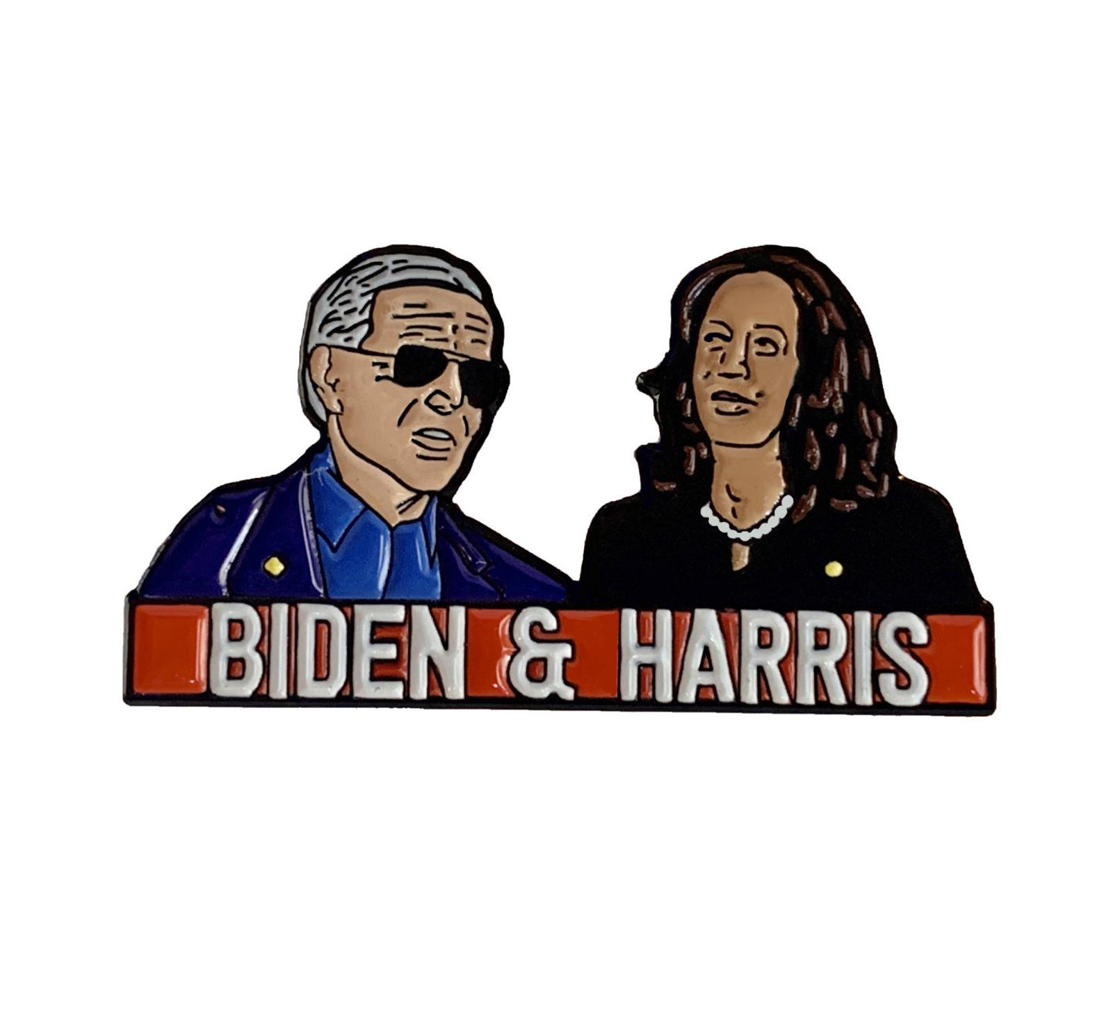Joe Biden & Kamala Harris Enamel Pin